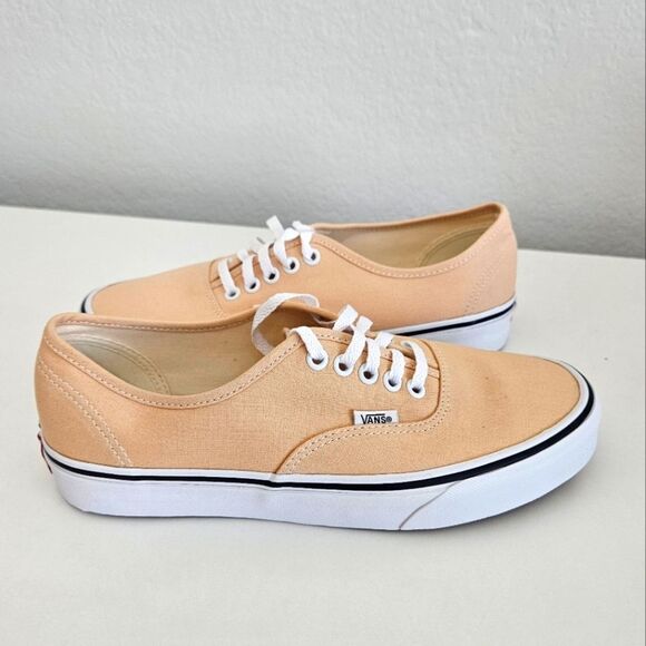NWT Vans | Color Theory Honey Peach Authentic Low Top Lace Up Shoes Mens 8 - Picture 2 of 9